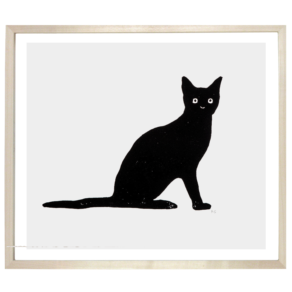 Black Cat with Flat Tail — John Derian Company Inc