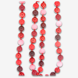 Red Hue Glass Garland