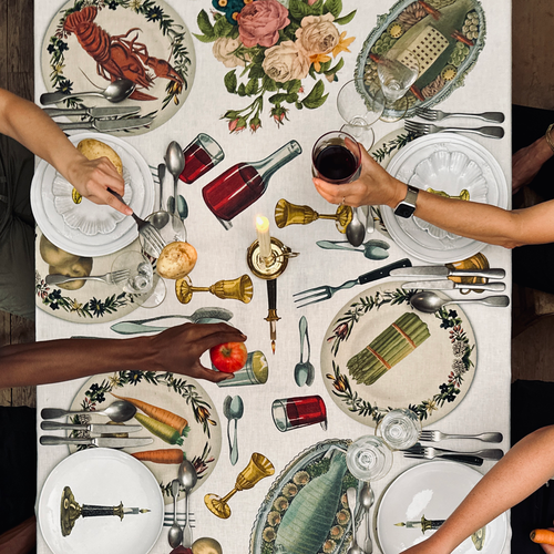 Summerill & Bishop x John Derian "Feast" Tablecloth