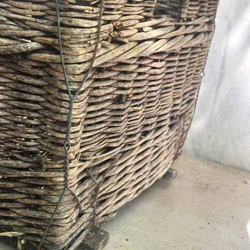 Antique Woven French Grape Basket (#2)