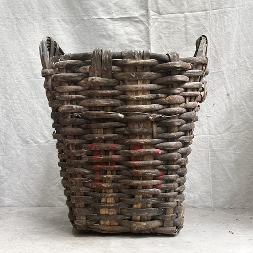 19th Century Portuguese Large Woven Harvest Basket (#1)