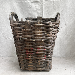 19th Century Portuguese Large Woven Harvest Basket (#1)