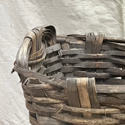 19th Century Portuguese Large Woven Harvest Basket (#3)