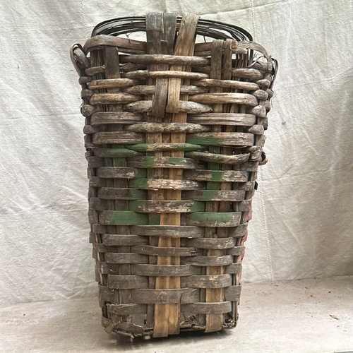 19th Century Portuguese Large Woven Harvest Basket (#3)