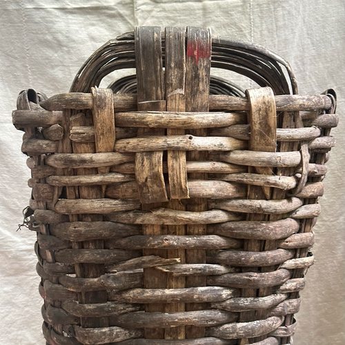 19th Century Portuguese Large Woven Harvest Basket (#1)