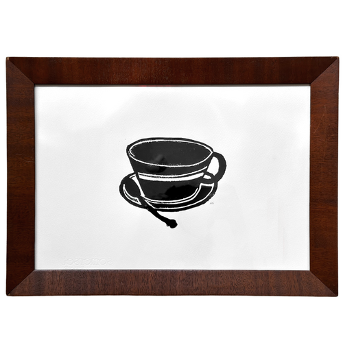 "Coffee Cup" in an Antique Frame