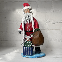 Papier-Mâché Santa Claus