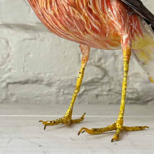 Papier-Mâché Mainat Bird (#3)