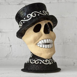 Glitter Skeleton with Hat