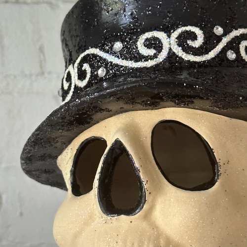 Glitter Skeleton with Hat