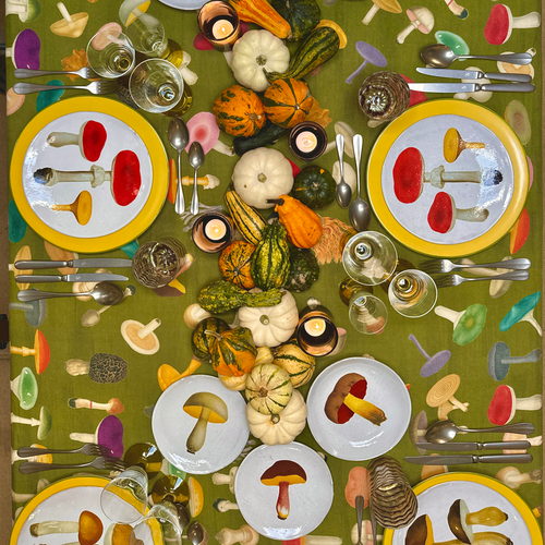 Summerill & Bishop x John Derian "Fungi" Tablecloth