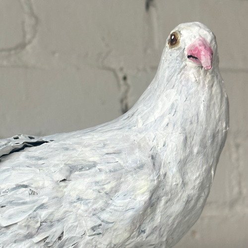 Papier-Mâché Dove #3