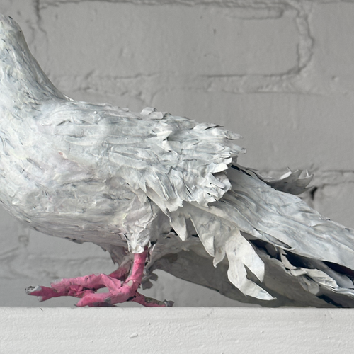 Papier-Mâché Dove #3