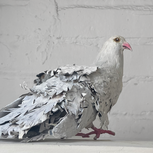 Papier-Mâché Dove #3