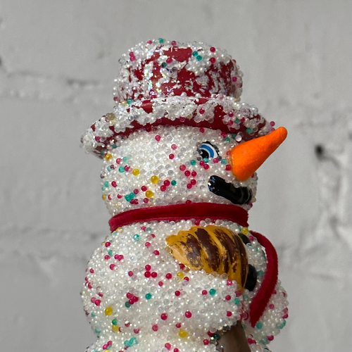 Small Sugar Beaded Snowman