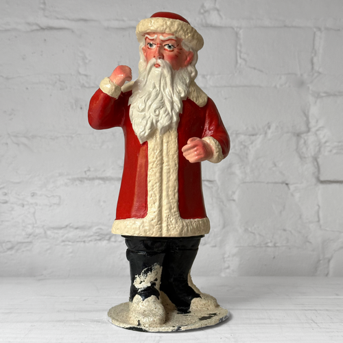 Nostalgic Papier-Mâché Santa Box