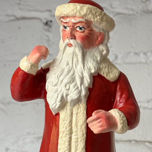 Nostalgic Papier-Mâché Santa Box