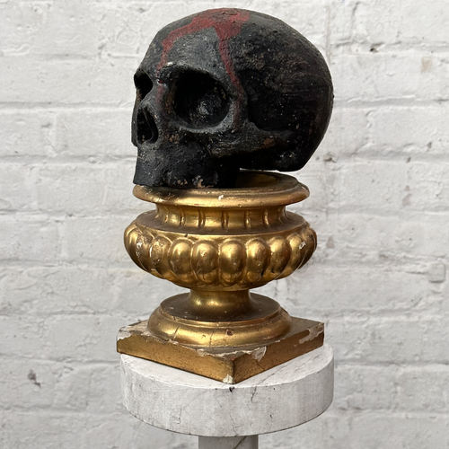 Antique Carved Austrian Skull