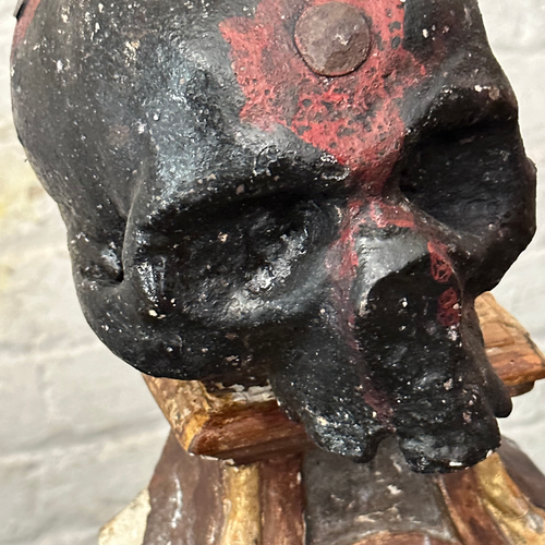 Antique Carved Austrian Skull