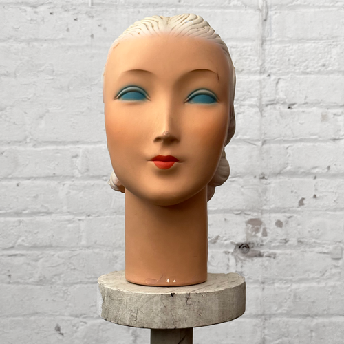 Vintage 1920's Mannequin Head (#2)