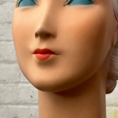 Vintage 1920's Mannequin Head (#2)