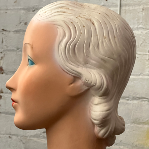 Vintage 1920's Mannequin Head (#2)