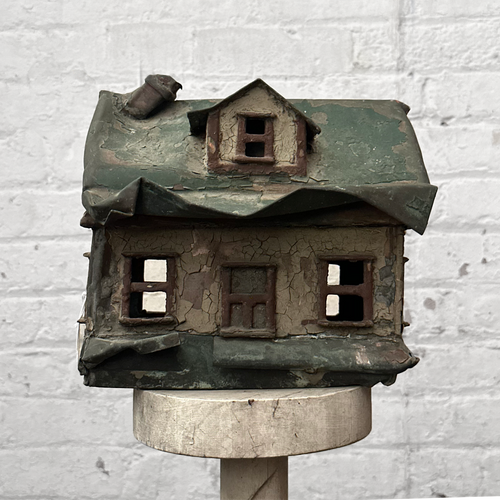 Antique 20th-century Melted Metal House