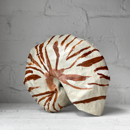 Papier-Mâché Nautilus Shell