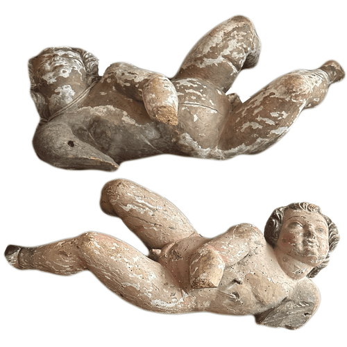 Pair of 19th-century French Cherubs