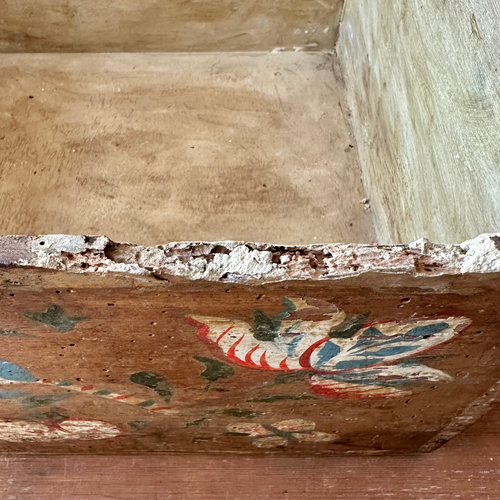 18th Century French Painted Trunk