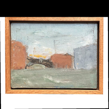 Vintage Arthur Cohen Oil on Canvas Painting