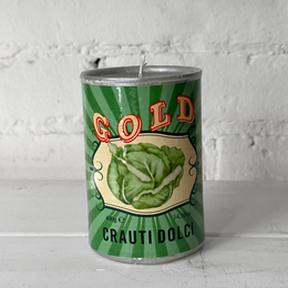 Can of Cabbage Candle