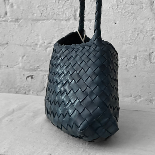 Leather Dragon Diffusion Rosanna Bag in Marine