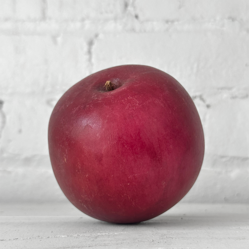 Carrara Marble Vintage Red Apple