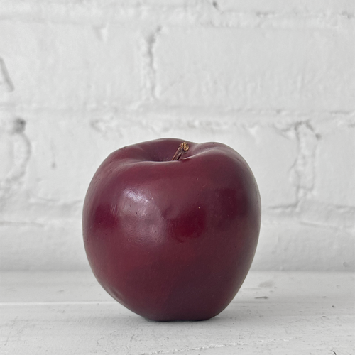 Carrara Marble Dark Red Apple