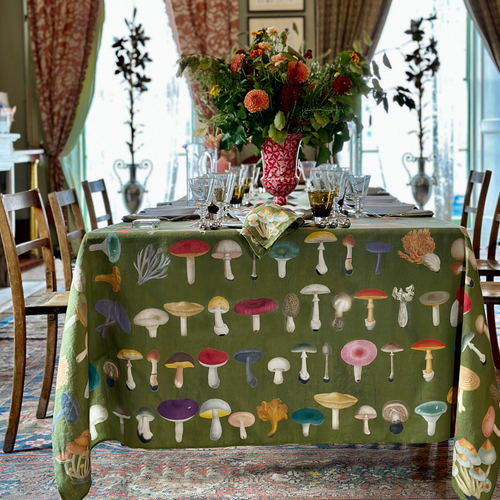 Summerill & Bishop x John Derian "Fungi" Tablecloth