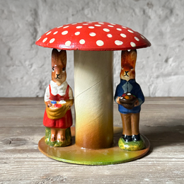 Nostalgic Mushroom with Rabbits Candy Box