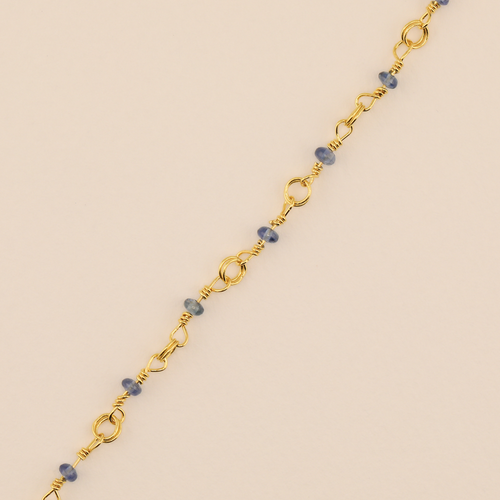 Wrap Link Chain in Sapphire