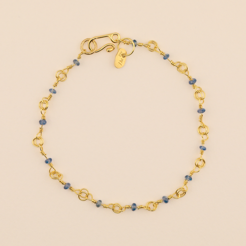 Wrap Link Chain in Sapphire