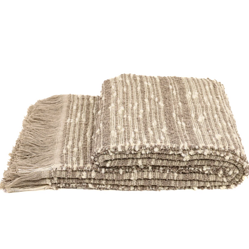 Uniq'uity Klimt Throw Blanket in 82 Mink