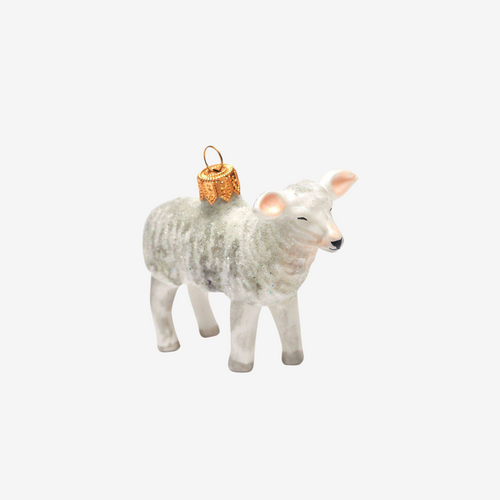 White & Grey Sheep Ornament