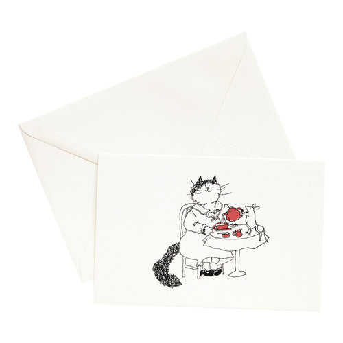 Grace Coddington "Blanket's Tea" Card & Envelope