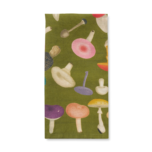 Summerill & Bishop x John Derian "Fungi" Linen Napkin Set of 6