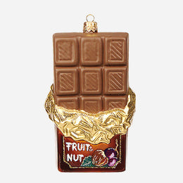 Fruit & Nut Chocolate Bar Ornament