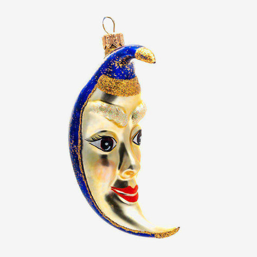 Yellow & Blue Moon Ornament