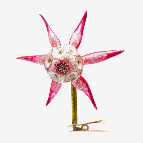 Pink & White Flower Clip-On Ornament 41