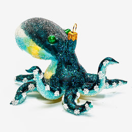 Turquoise Octopus Ornament