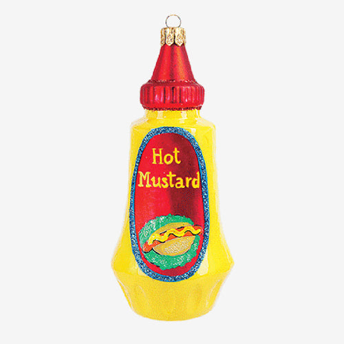 Mustard Bottle Ornament