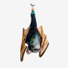 Brown & Black Hanging Bat Ornament