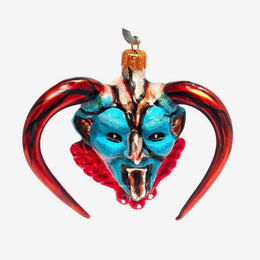 Krampus Head Ornament 32